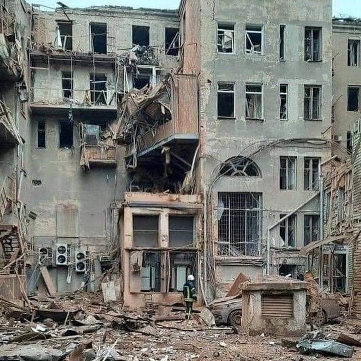 Bombardeos a la ciudad de Járkov