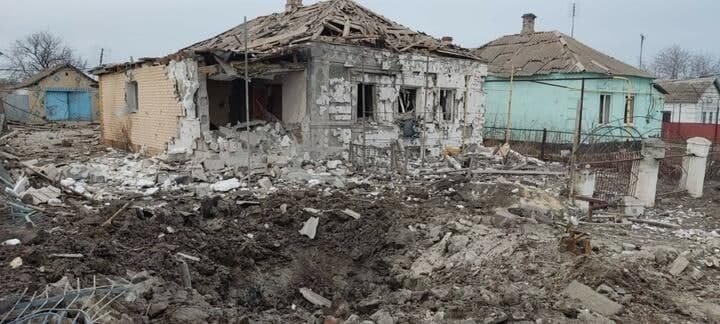 Bombardeos a la ciudad de Volnovaja, en la región de Donetsk