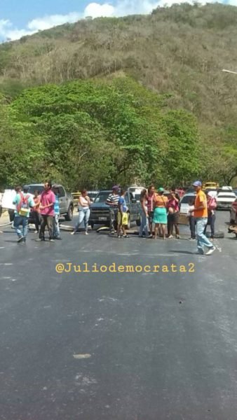 protesta gas y comida en Carabobo