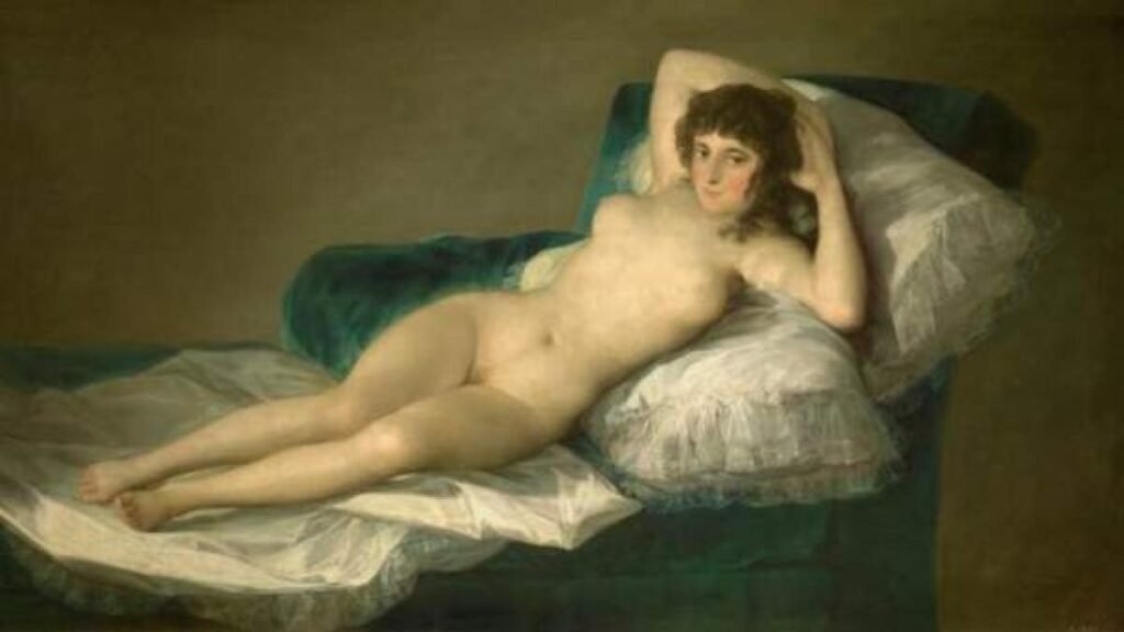 maja desnuda - obra de Goya