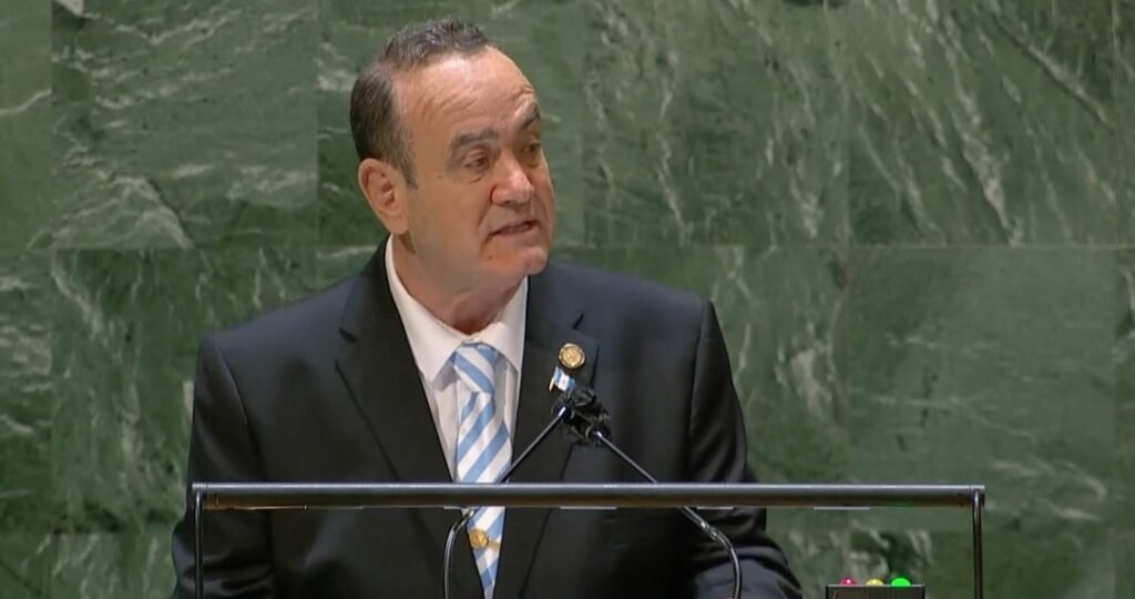 Alejandro Giammattei en la ONU