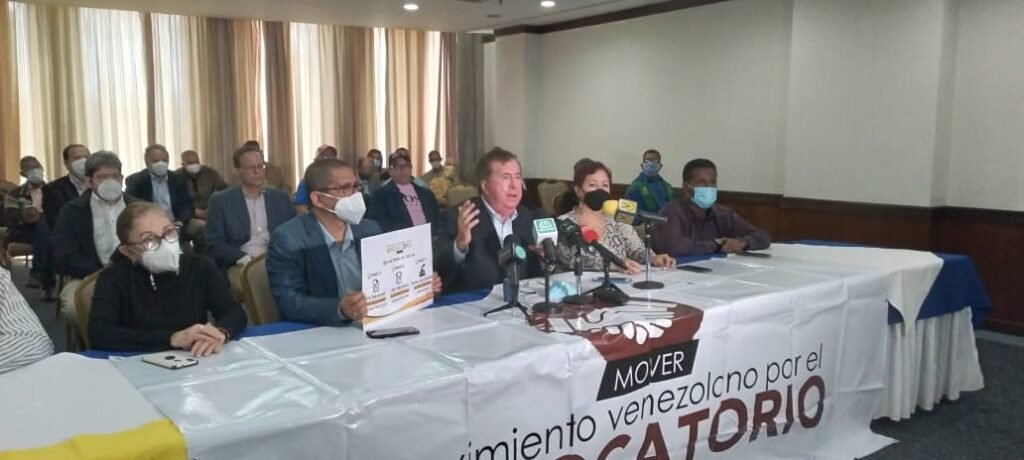 MOVER exhorta a Gerardo Blyde exigir respeto al Referendo Revocatorio en la mesa de negociación en México