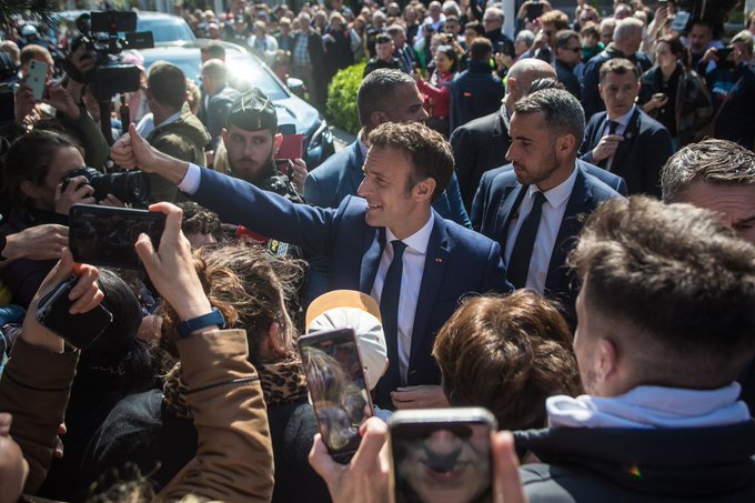 #LOÚLTIMO Emmanuel Macron fue reelecto presidente de Francia