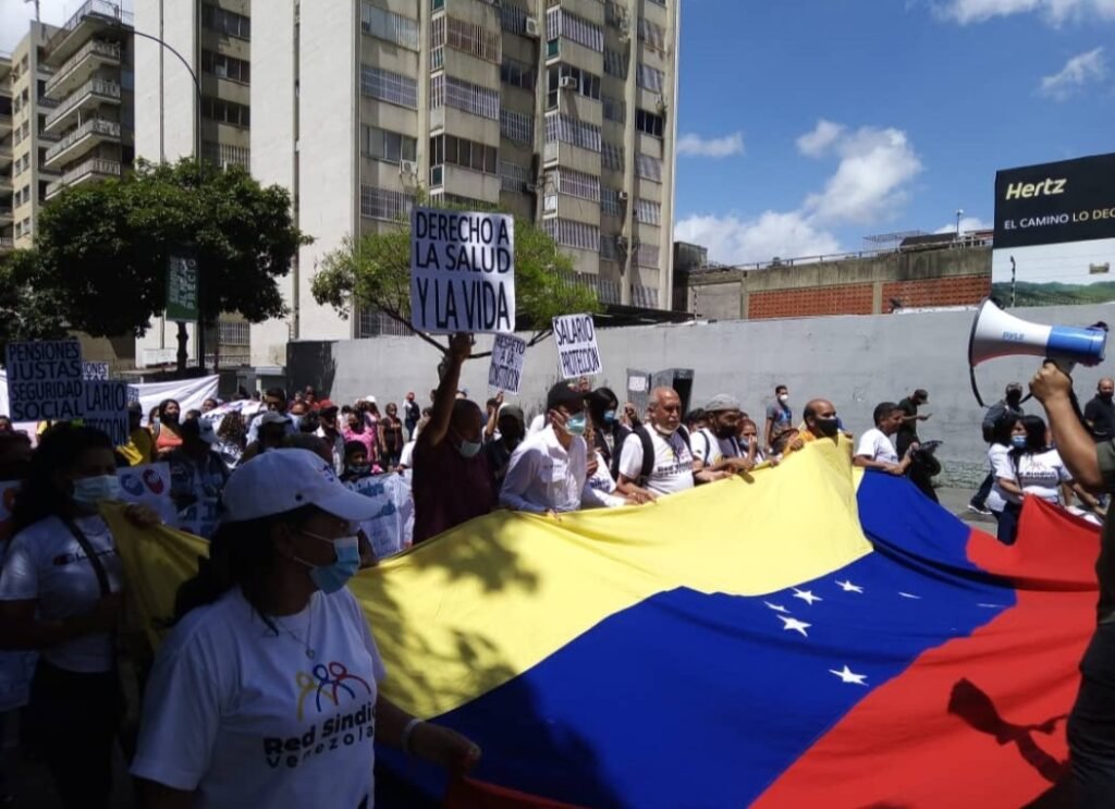 Trabajadores salen a las calles de Caracas a exigir mejoras salariales este #1may