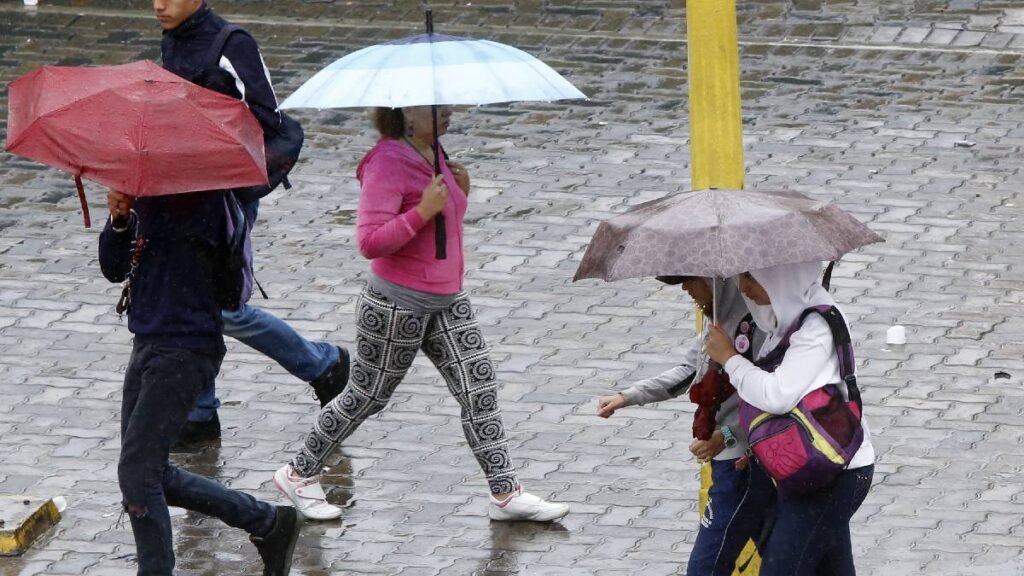 Inameh pronostica lluvias y chubascos en algunas regiones del país