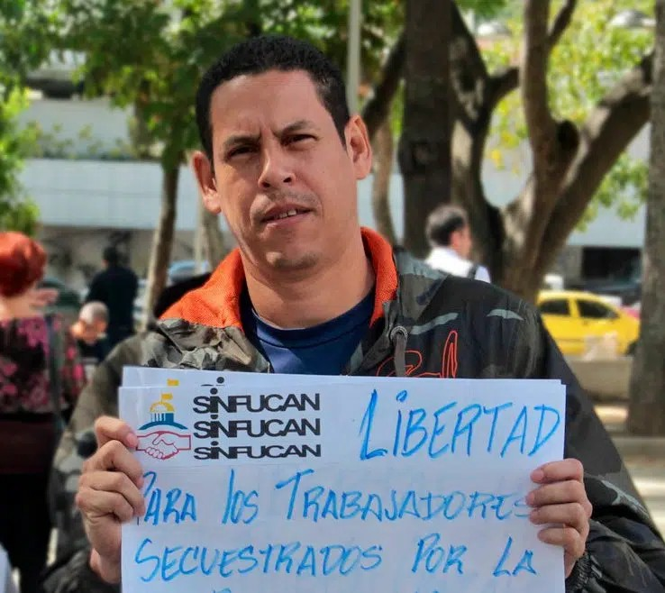 Trabajador humanitario Gabriel Blanco, fue detenido la madrugada de este 7Jul