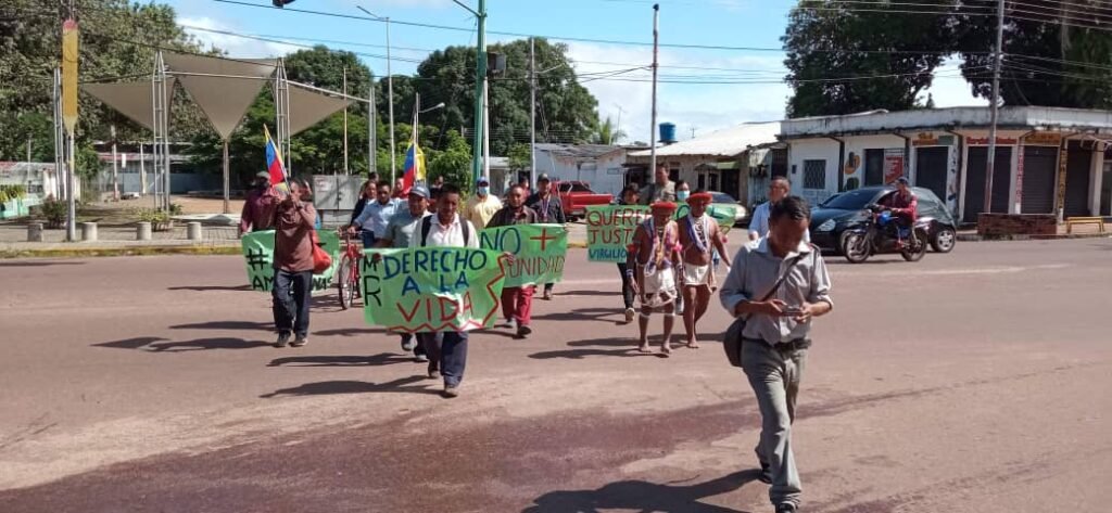 Amazonas | Protestaron para exigir justicia a 45 días del asesinato de Virgilio Trujillo