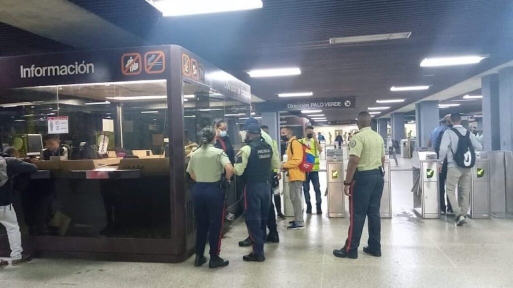 operativo seguridad Metro de Caracas