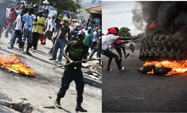 saqueos y disturbios en haití