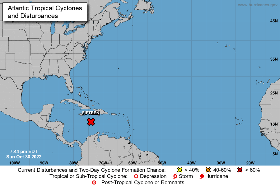 Ciclón Tropical Nº15 NHC