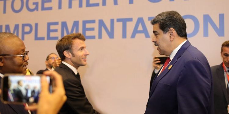 Macron y Maduro