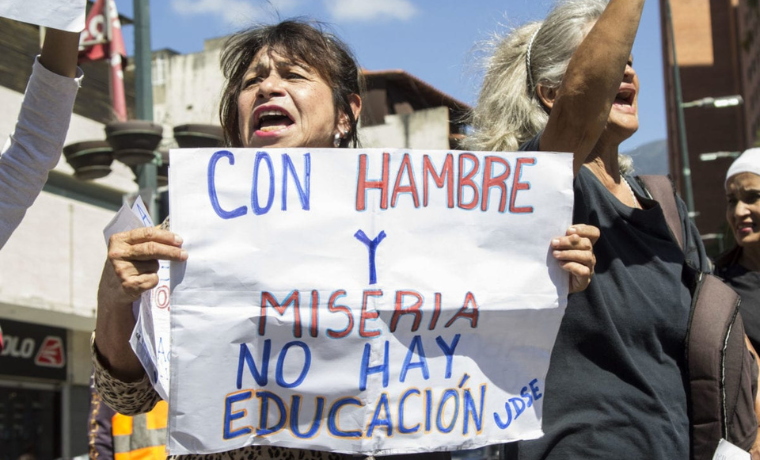 Nuevas acciones de calles emprenderán en el 2023 los maestros venezolanos