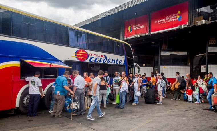 Terminales Caracas - viajeros