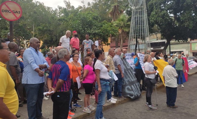 Gremios de distintos sectores manifestaron este 6Ene en Maiquetía