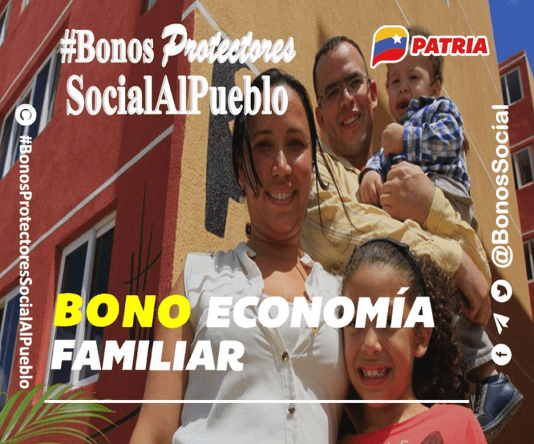 Bono del Sistema Patria economía familiar