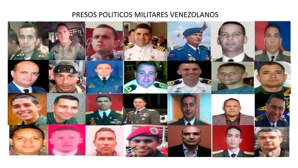Muchos presos políticos militares están en Ramo Verde, otros en la DGCIM, SEBIN y otras cárceles del país