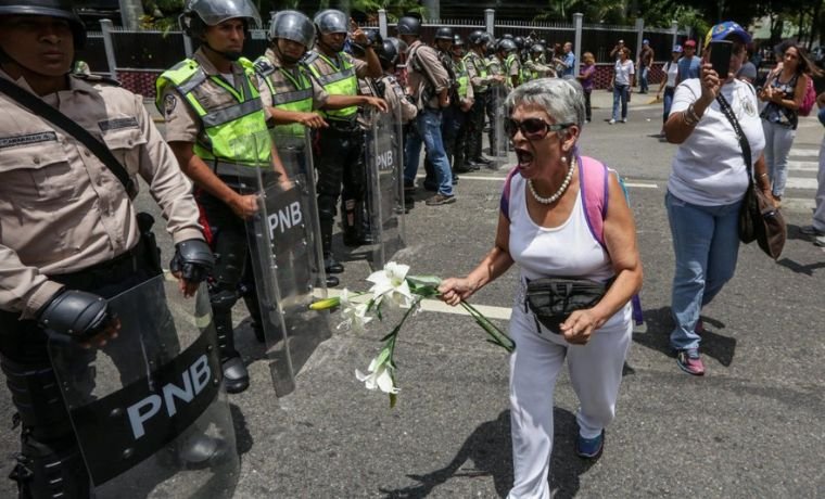 Resistencia del venezolano. Foto cortesía El País
