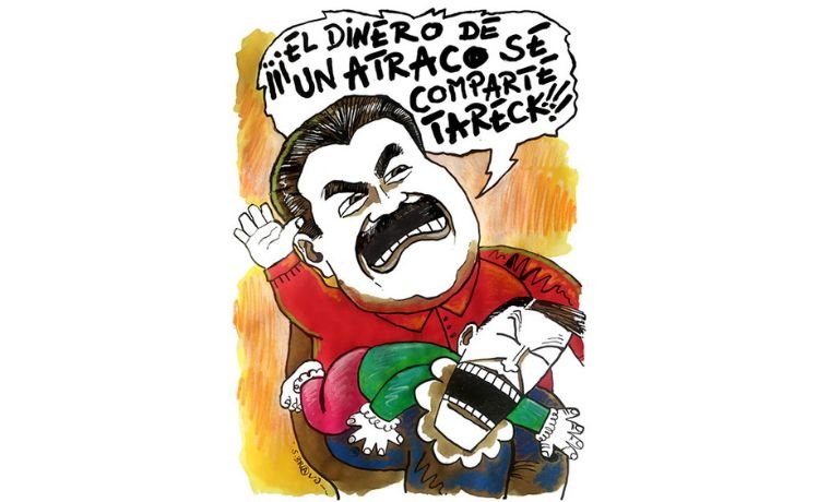 mafia más brava - caricatura de Samuel Bravo