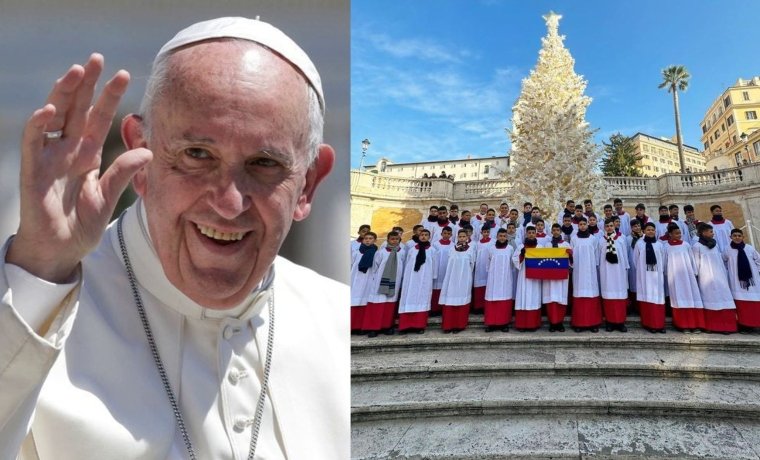 Papa Francisco bendice a los Niños Cantores del Zulia desde Roma