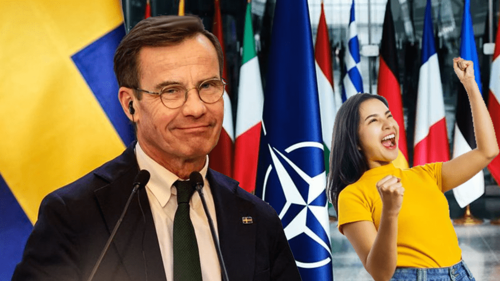 Suecia celebra su ingreso a la OTAN
