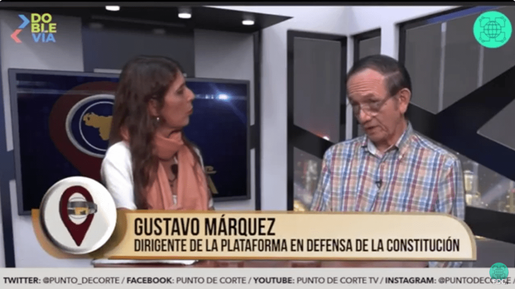Gustavo Márquez “Venezuela necesita volver a la constitución y seguir trabajando por el consenso”