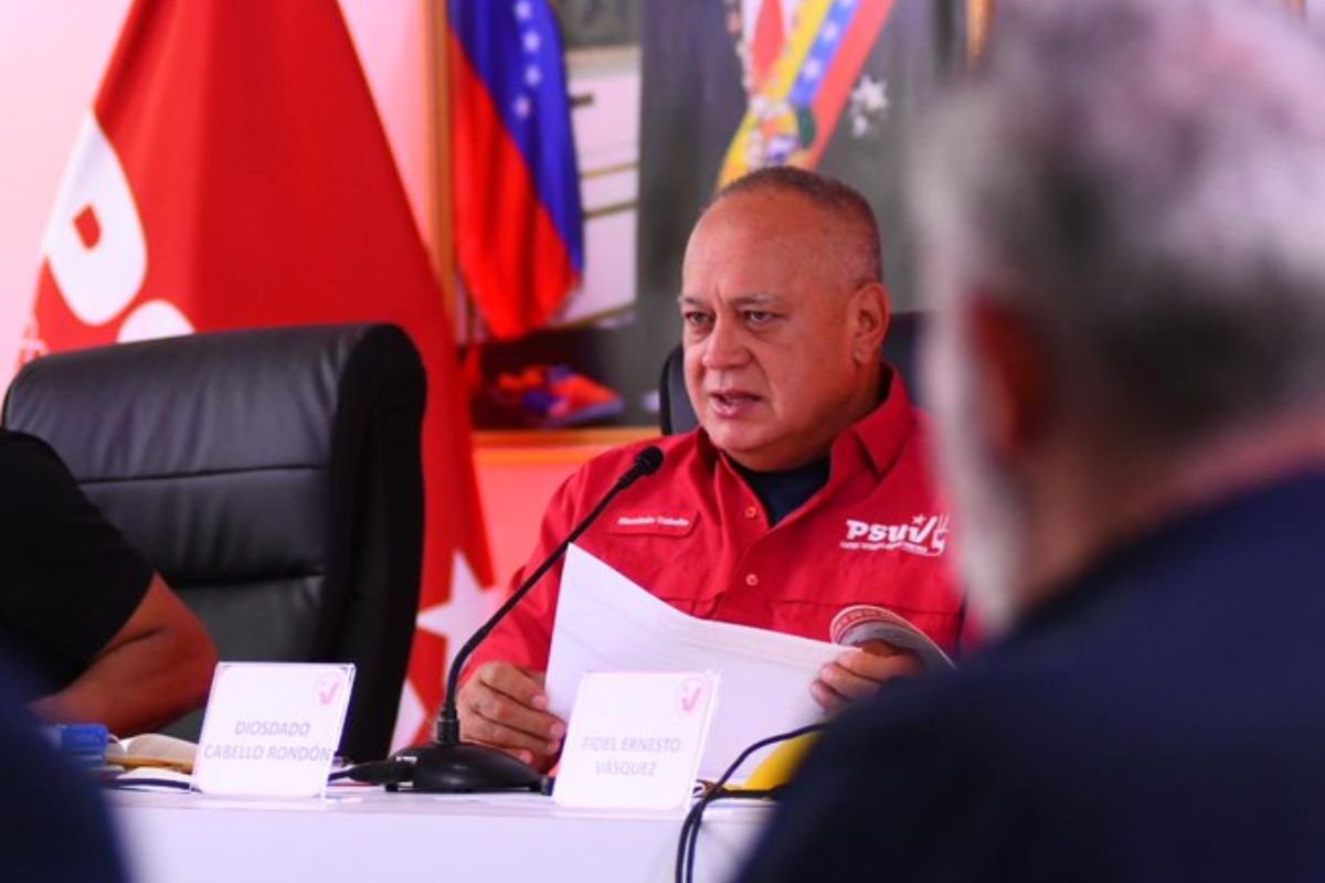 Diosdado Cabello afirma que Consejo Nacional Electoral es el único árbitro en las elecciones venezolanas del 28Jul