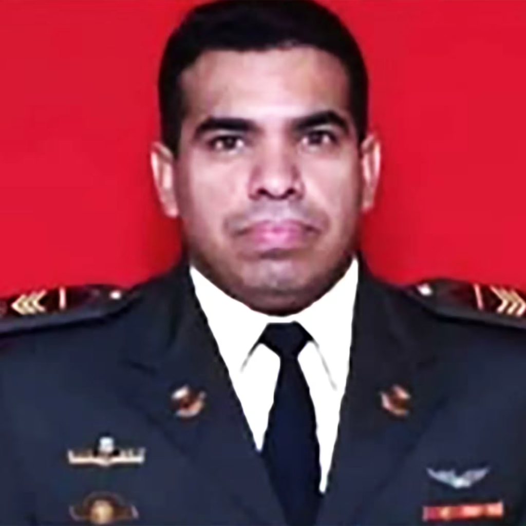 Sargento Mayor de Primera (SM1) retirado Juan Carlos Monasterios Vanegas