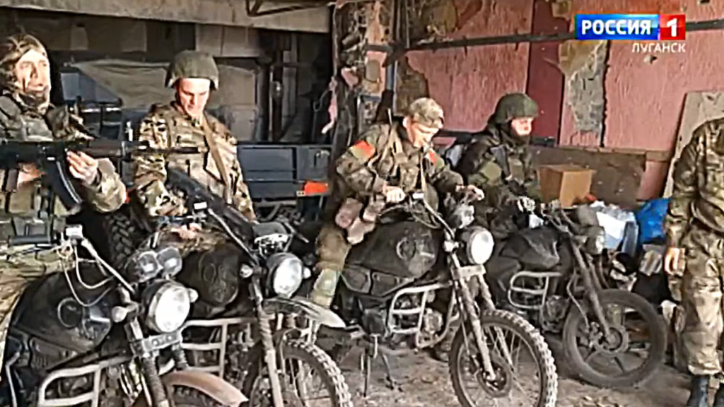 Motoclicletas Rusia Soldados
