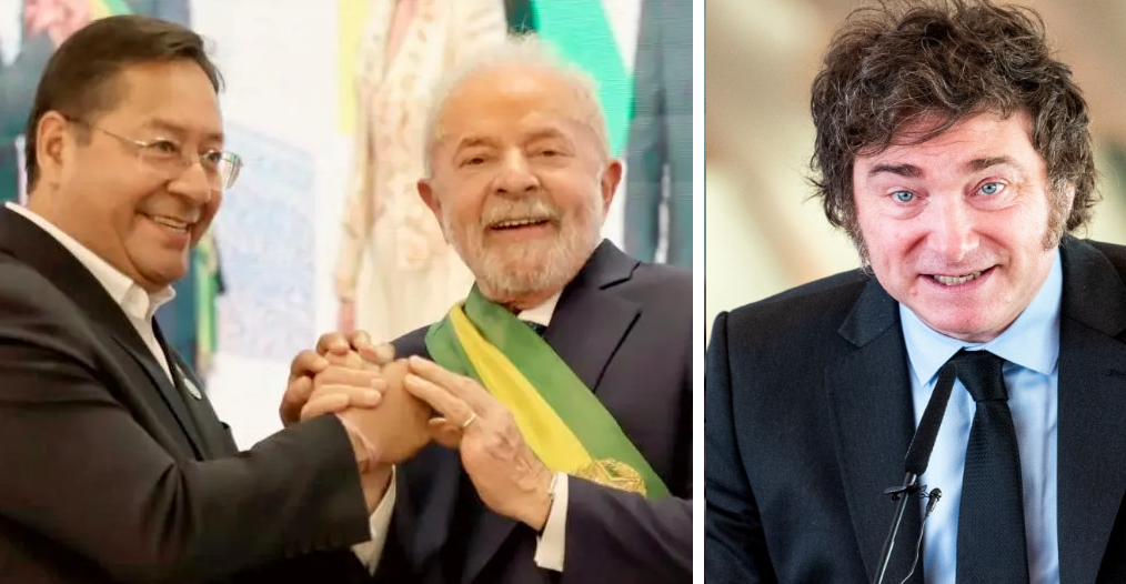 Javier Milei se burla de la “estupidez” de Lula y el  “golpe de estado” contra Arce