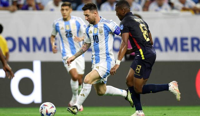 Argentina avanza a semifinales de la Copa América tras empatar con Ecuador y ganar en penales