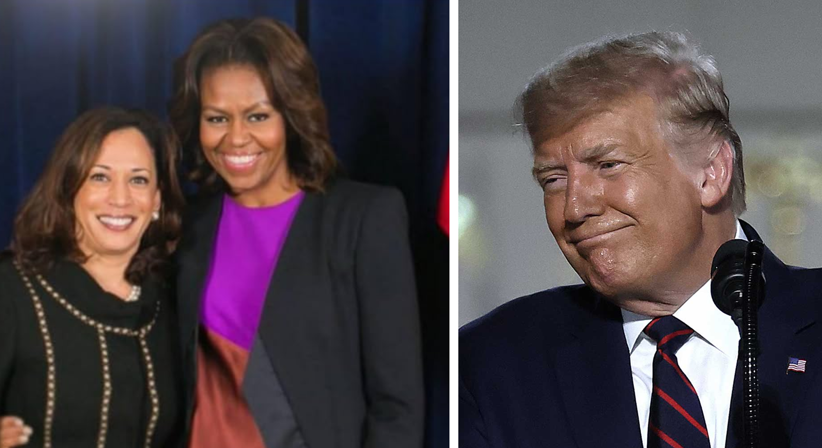 Michelle Obama y Kamala Harris: Las únicas que podrían superar a Trump si Biden se retirara