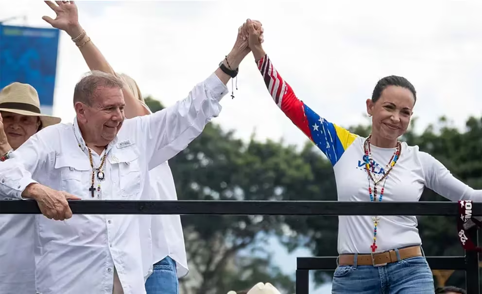 Edmundo González Urrutia y María Corina Machado
