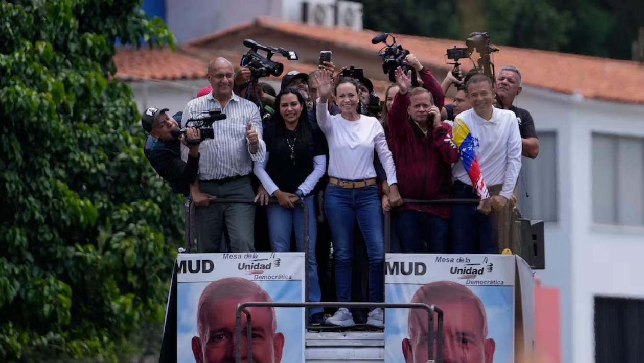 María Corina Machado se concentró en Las Mercedes: lo electoral lo ganamos ahora viene una nueva etapa