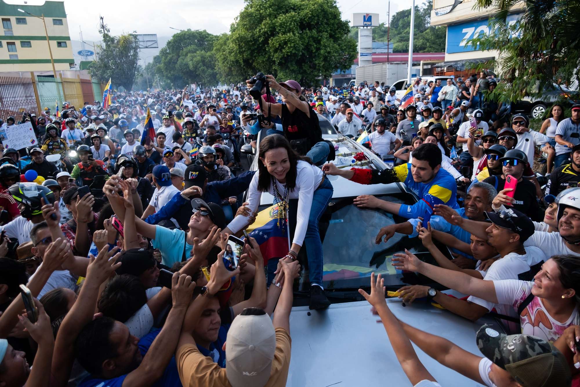 represión y protestas en Venezuela