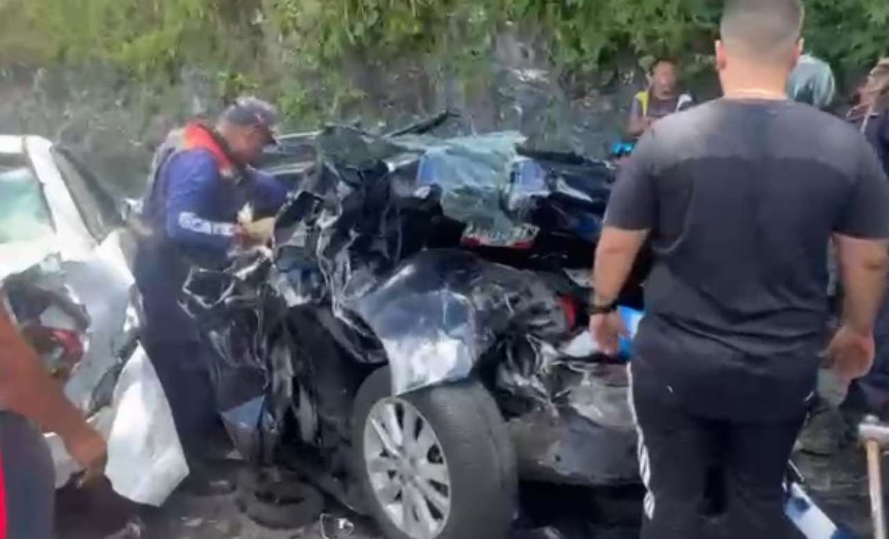 Accidente en la ARC más de 15 vehículos colisionan en el Túnel Los Ocumitos
