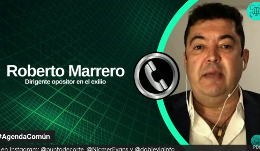 #AgendaComún | Roberto Marrero: hay posibilidades de una negociación, aunque no parezca fácil