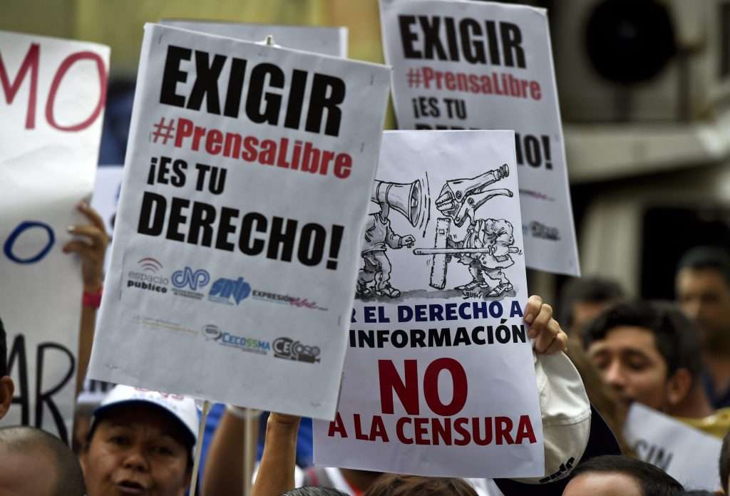 Tercer resultado violación a la libertad de expresión.  Foto de Internet.