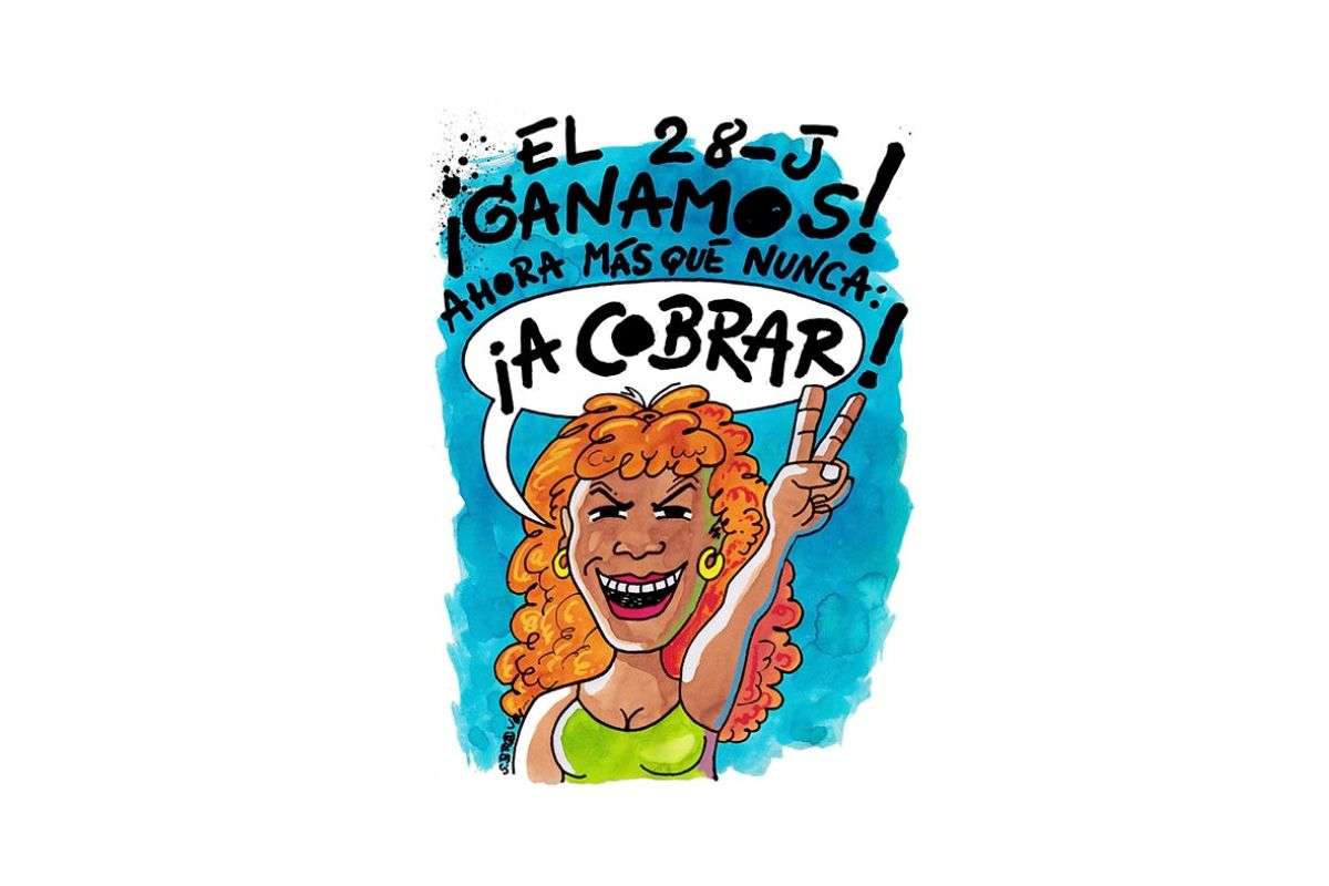 Caricatura Ahora más que nunca ¡a cobrar!