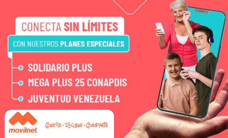 Movilnet lanza campaña "Conecta sin límites con nuestros Planes Especiales"