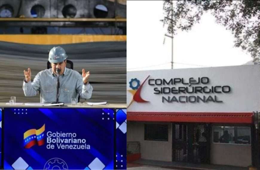 Nicolás Maduro llama al sector privado a reactivar Complejo Siderúrgico Nacional