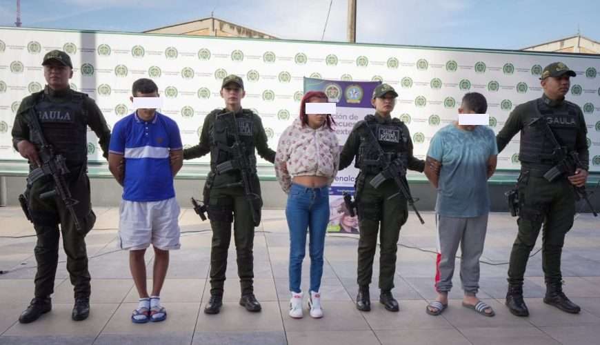 Policía captura a cinco miembros del Tren de Aragua en Bogotá
