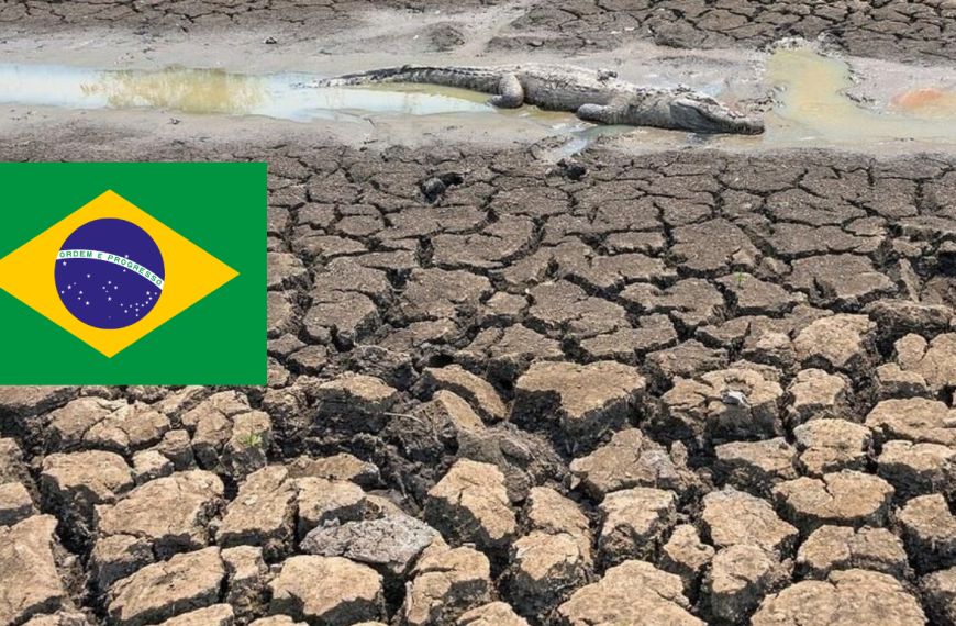 Sequia histórica en Brasil
