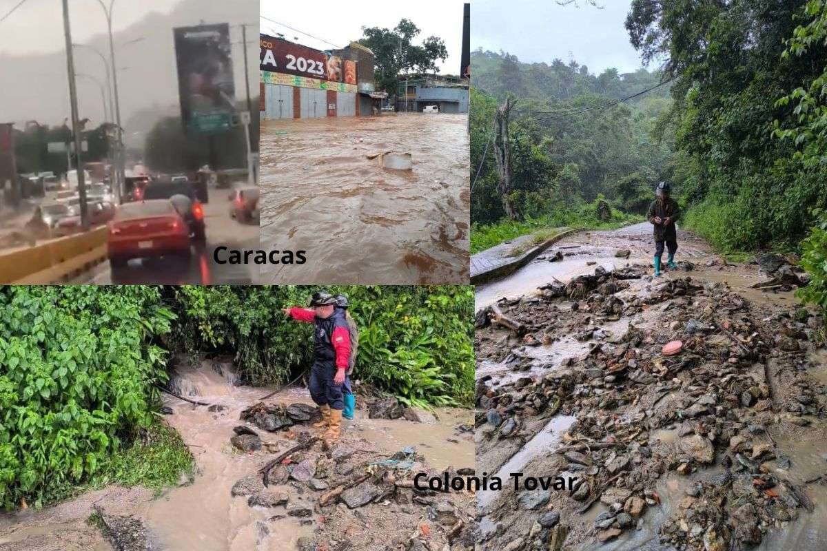 Lluvias en caracas y La Colonia Tovar