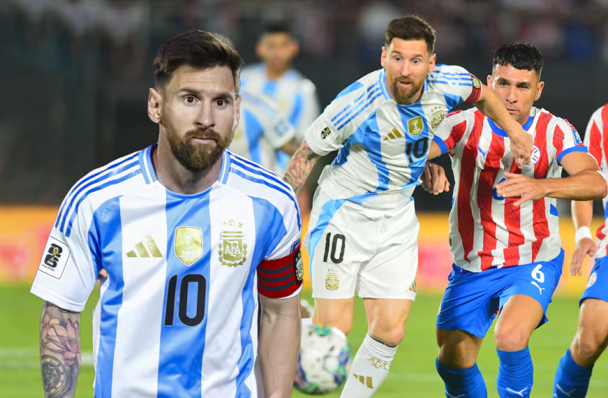 Messi en Argentina Paraguay