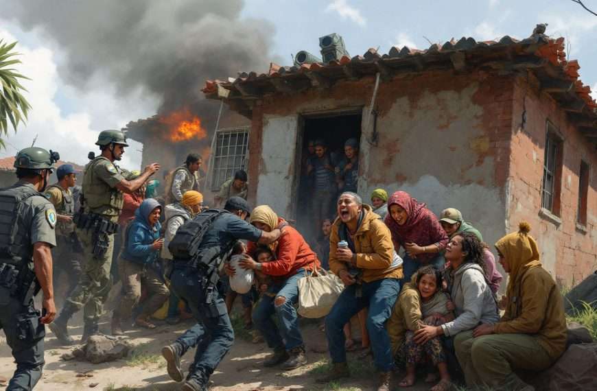 Migrantes venezolanos resctados Oxaca Imagen IA para Punto de Corte