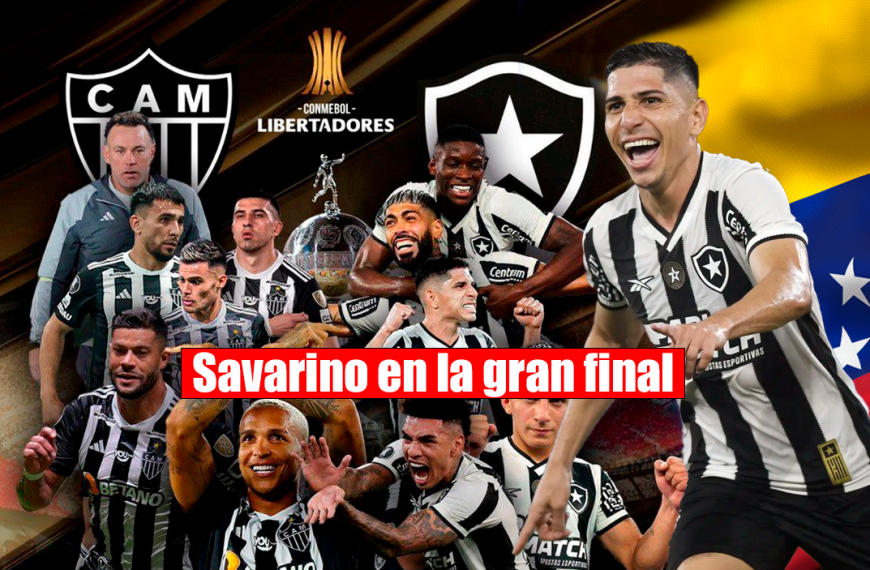 Savarino jugará la gran final de la copa libertadores