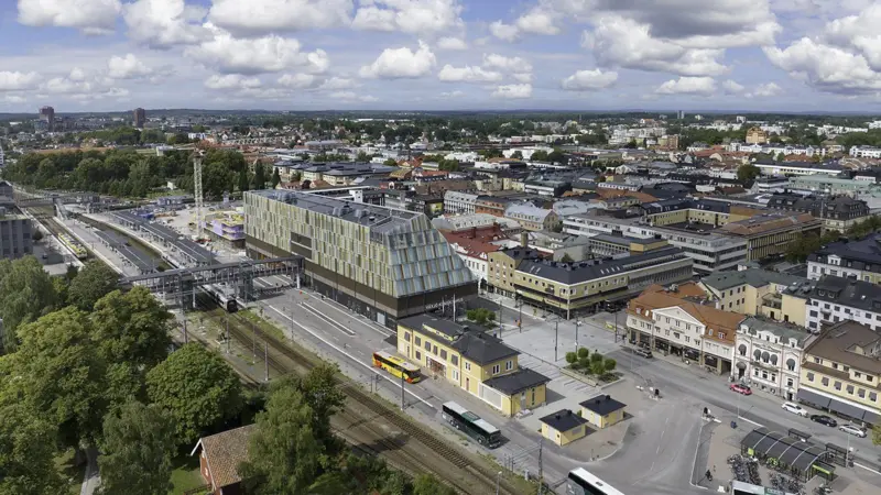 Vaxjo, Suecia. Más del 90% de la energía de la ciudad se obtiene de los bosques circundantes y biomasa.