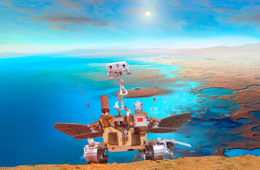 Rover chino encuentra rastros de un océano en Marte
