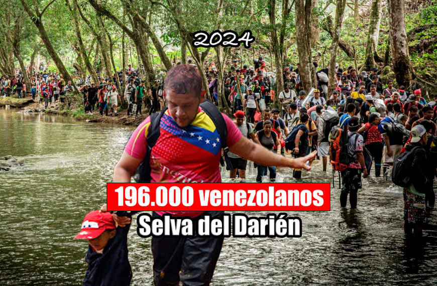 Crisis migratoria venezolanos en el Darien 2024