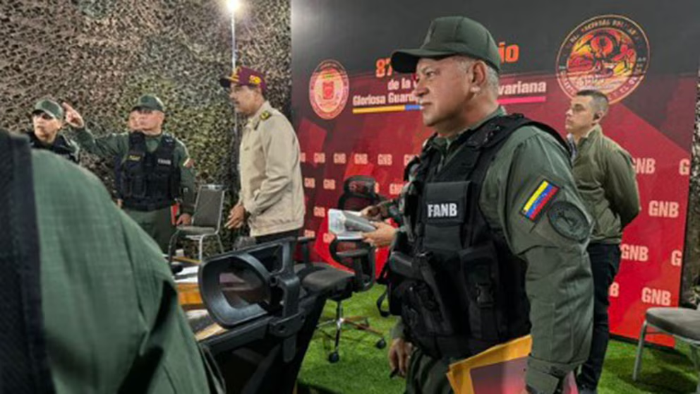 Diosdado Cabello busca controlar la GNB, que es el componente con dualidad militar y policial de la Fuerza Armada